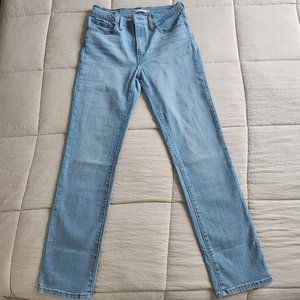 LEVIS 724 HIGH RISE SLIM STRAIGHT WOMEN'S JEANS